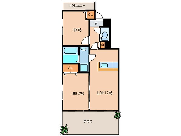 ステラＫＳＫ　Ⅰの物件間取画像